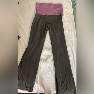 Fold over yoga pants